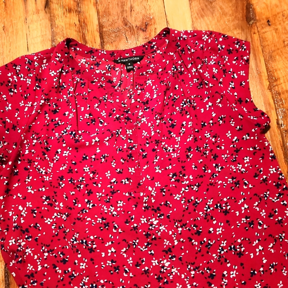 41 Hawthorn cap sleeve blouse